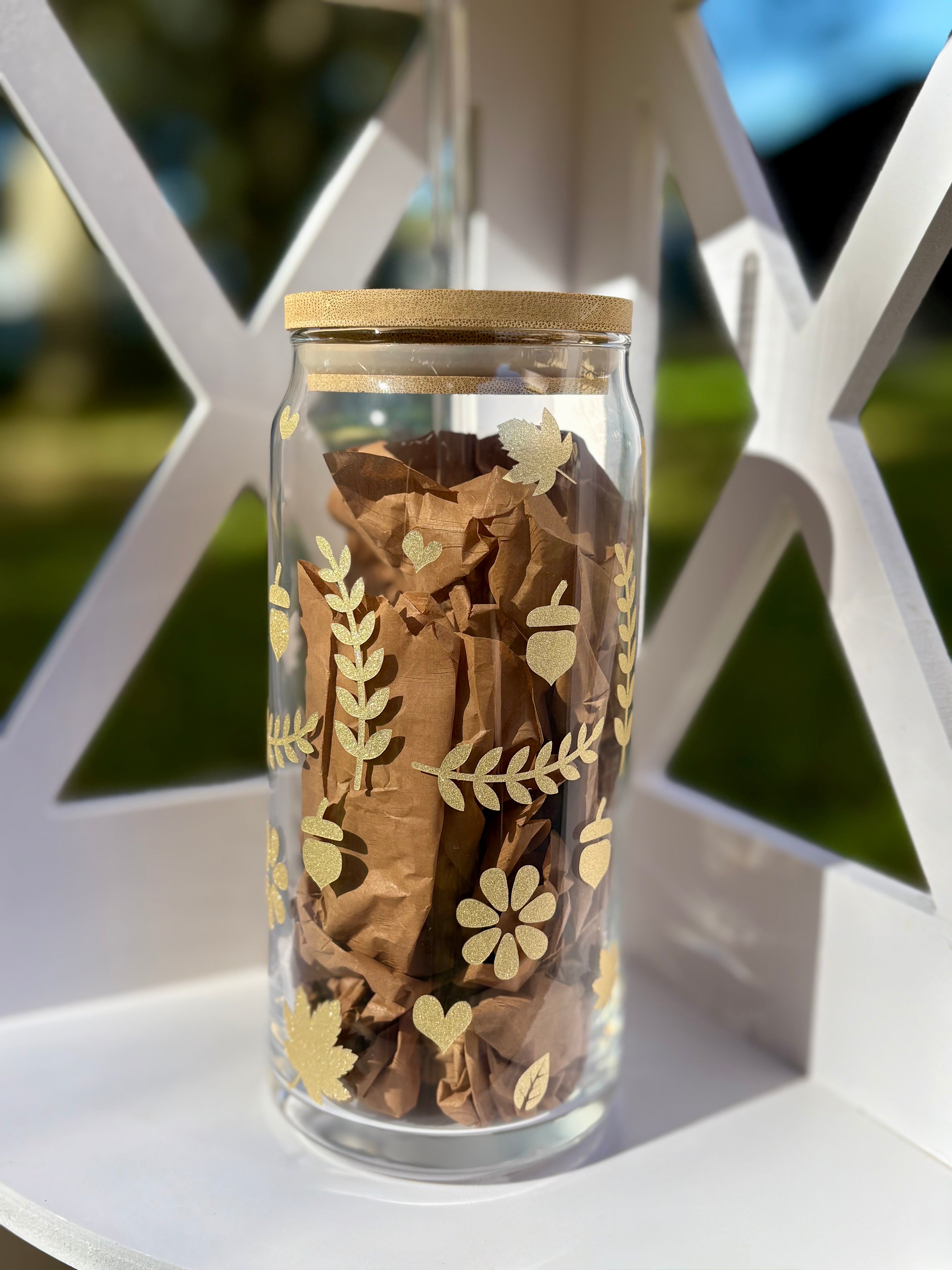 Tis the Season glass tumbler