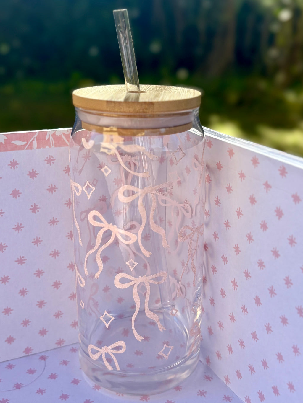 Ballerina pink sparkling bows