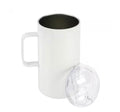 Tall stainless steel mug with sublimation capabilities!