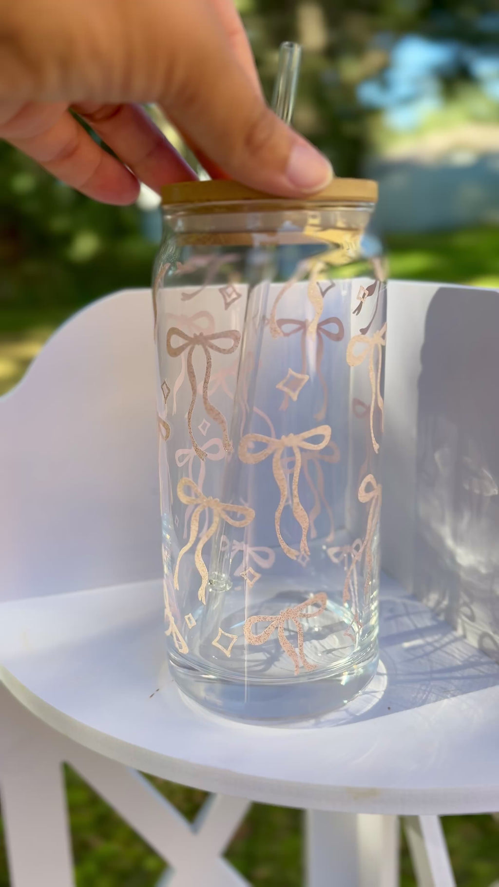 Ballerina pink sparkling bows